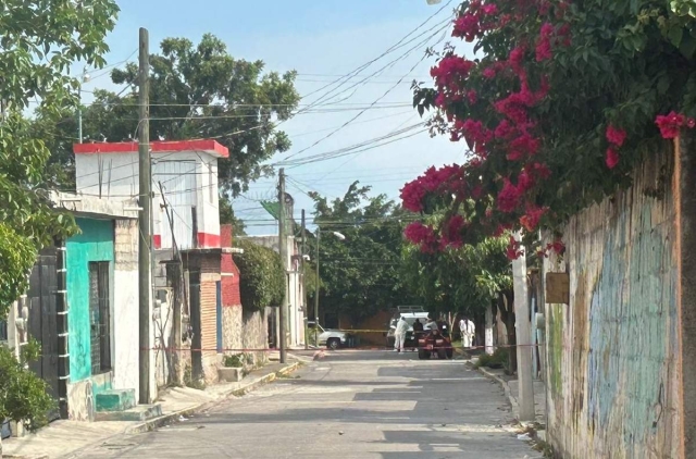   Una de las víctimas quedó sin vida sobre la cuatrimoto.