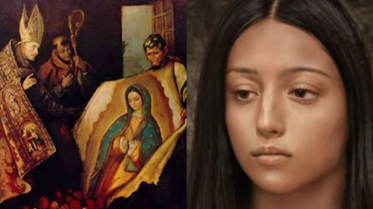 Recrean el rostro de la Virgen de Guadalupe con Inteligencia