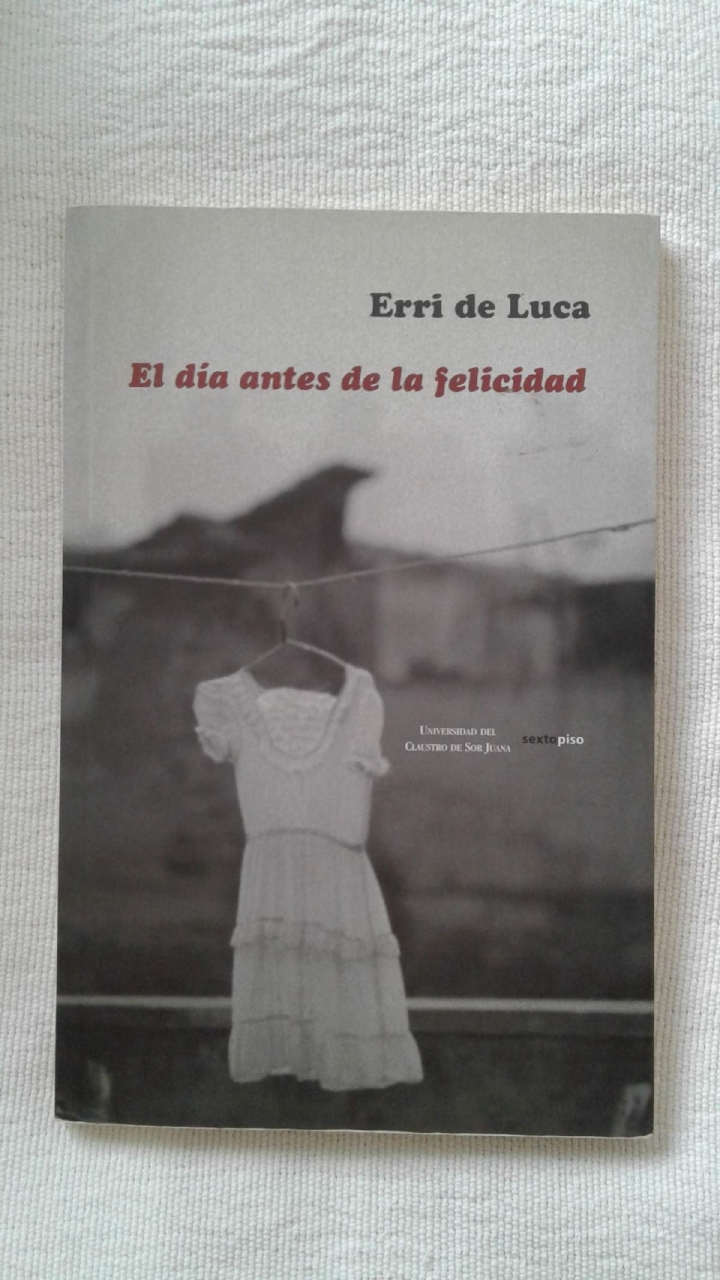 El día antes de la felicidad es una lectura recomendable para estos días aciagos.