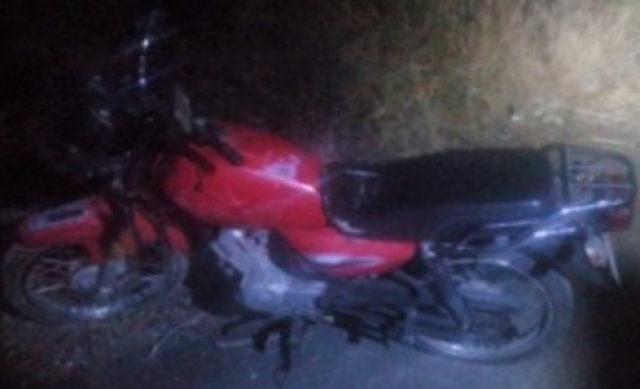 Abandonan una moto en Temilpa Viejo