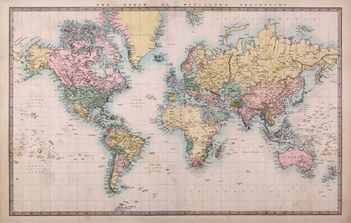 El mapa geográfico miente, pero hay uno que muestra el mundo como es realmente