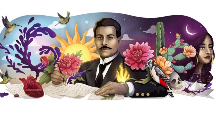 Google honra a Ramón López Velarde con doodle especial