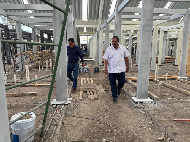 Supervisa Gobierno de Morelos trabajos de reconstrucción del mercado &#039;Hermenegildo Galeana&#039; de Cuautla