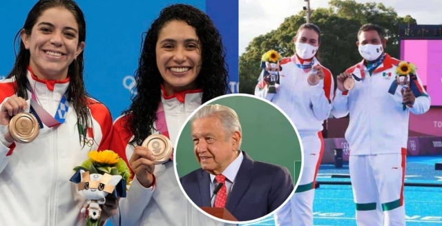 AMLO felicita a atletas mexicanos de Tokio 2020.