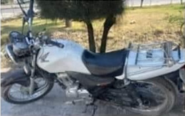Derrapó en la moto que se acababa de robar