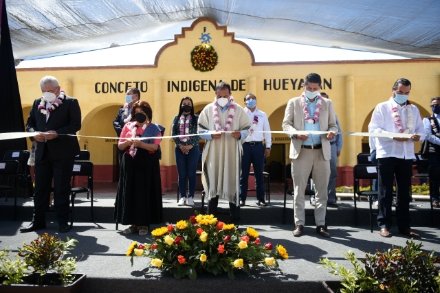 Encabeza Cuauhtémoc Blanco entrega de viviendas en Ocuituco y reconstrucción del palacio municipal de Hueyapan