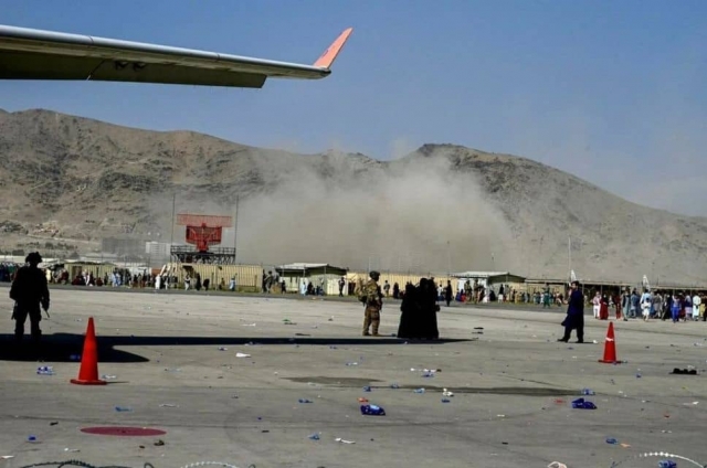 Explosión cerca del aeropuerto de Kabul.