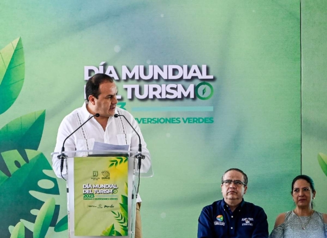 El gobernador Cuauhtémoc Blanco presidió la ceremonia oficial por el Día Mundial del Turismo. 