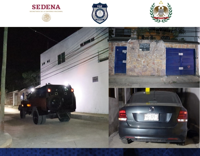 Aseguran inmueble en Cuernavaca relacionado con el delito de robo de vehículo