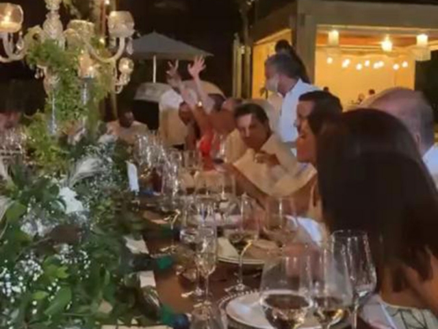 Graban a Peña Nieto en exclusiva boda en República Dominicana.