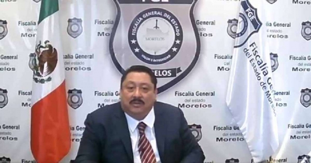 El fiscal de Morelos, Uriel Carmona Gándara.