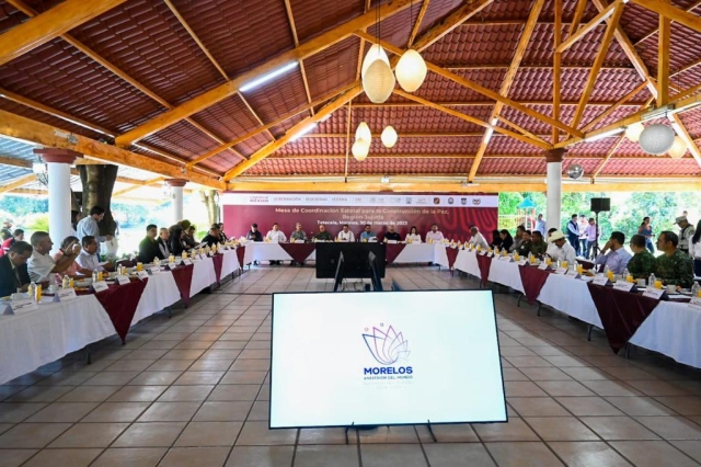 Encabeza gobernador sesión de la Mesa de Coordinación Estatal, Región Jojutla