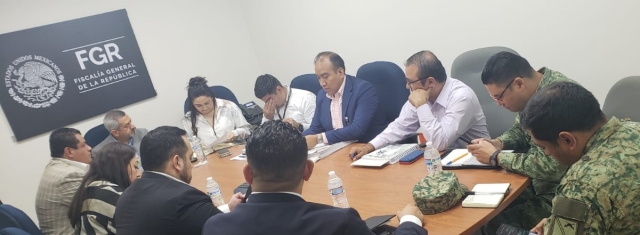 Realiza FGR reunión de Mesa Jurídica con autoridades estatales en Morelos