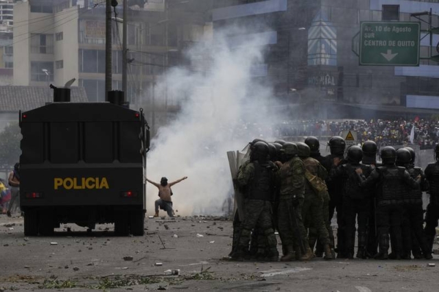 Cuatro muertos y 90 heridos en Ecuador, tras 10 días de protestas
