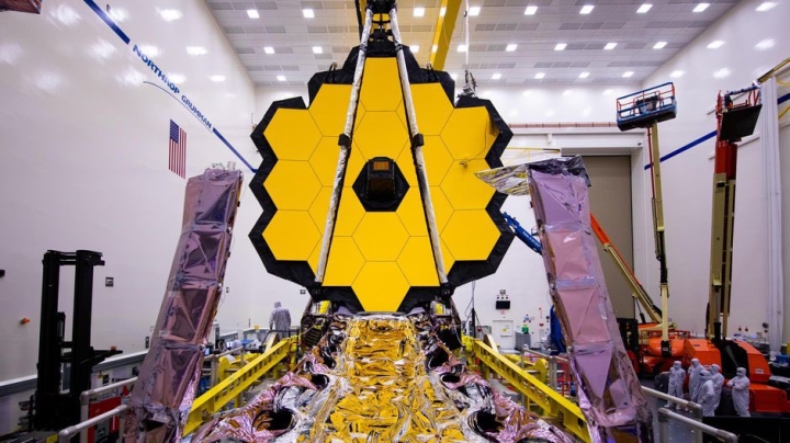 Telescopio Espacial James Webb termina sexta etapa de alineación de sus espejos