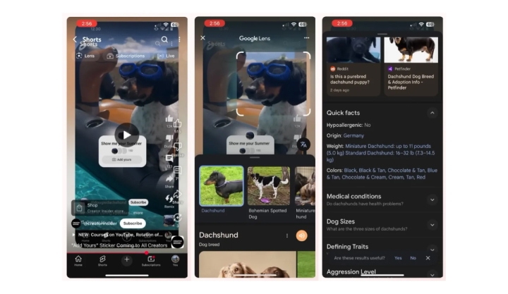 YouTube Shorts integra Google Lens: así podrás usar la nueva herramienta visual