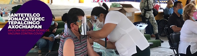 Miles de adultos mayores ya cuentan con el esquema completa de la vacunación en Morelos.