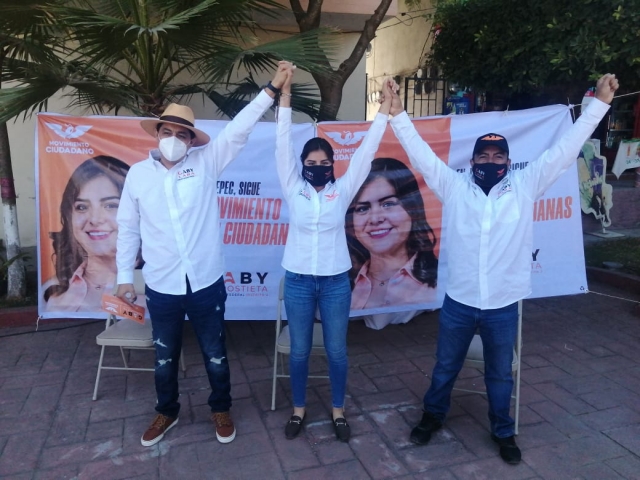 Inicia campaña Gabriela Gorostieta, candidata a diputada federal por MC