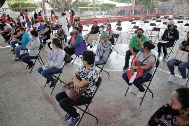Continúa jornada de vacunación para personas de 40 a 49 años en La Lagunilla