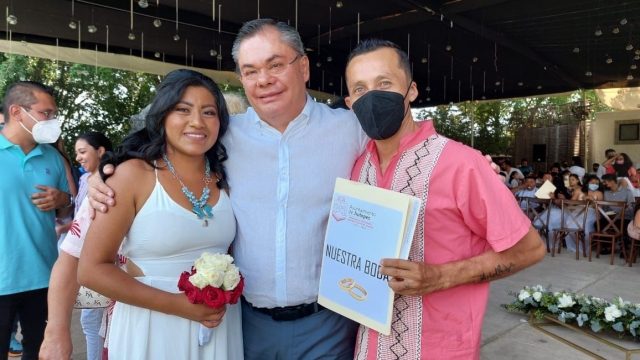 Celebran 140 matrimonios gratuitos en Jiutepec