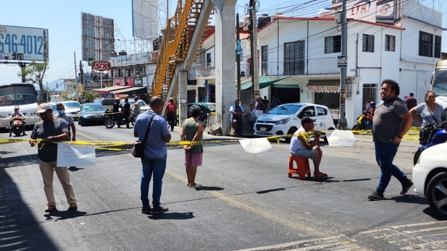 Protestaron en carretera libre Cuernavaca-Acapulco, por falta de agua potable