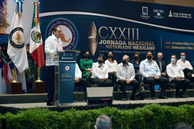 Morelos Anfitrión de la Jornada Nacional del Notariado Mexicano