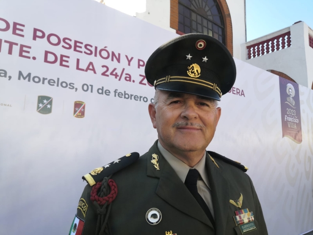 El general de Brigada Antonio Ramírez Escobedo asumió el mando castrense