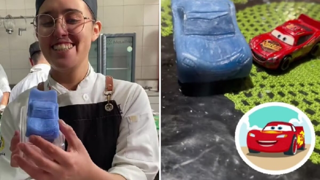 Estudiante de gastronomía talla a ‘Rayo McQueen’ en un jabón Zote y se vuelve viral