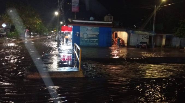 Tepic sufre inundaciones y árboles caídos tras intensas lluvias