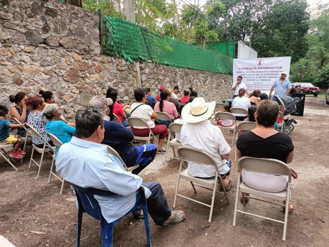 Los habitantes del municipio indígena han estado recibiendo información acerca del proceso electoral.