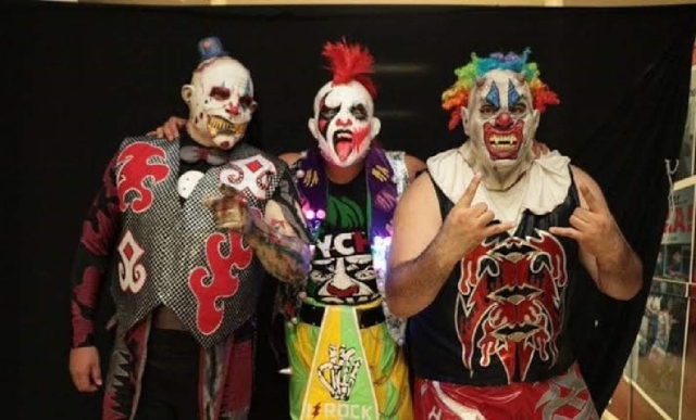  Pshyco Clown, Dave The Clown y Murder Clown se mediráN en la lucha estelar a Chessman, Abismo Negro Jr. y King Balam.