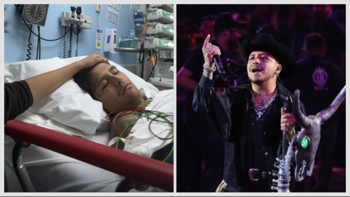 Cancelan concierto de Nodal tras hospitalización por fuerte infección estomacal