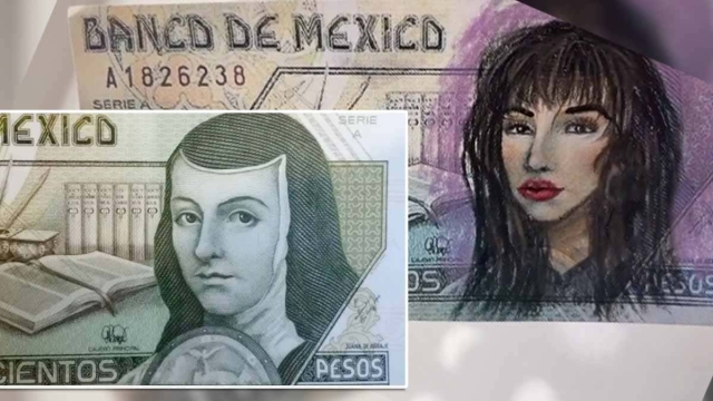 TikToker reemplaza a Sor Juana por Selena.