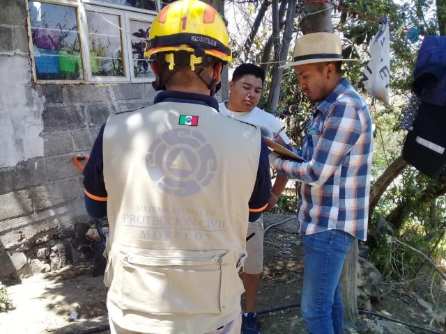 Se mantienen labores de apoyo a la población afectada tras explosión en Totolapan: CEPCM