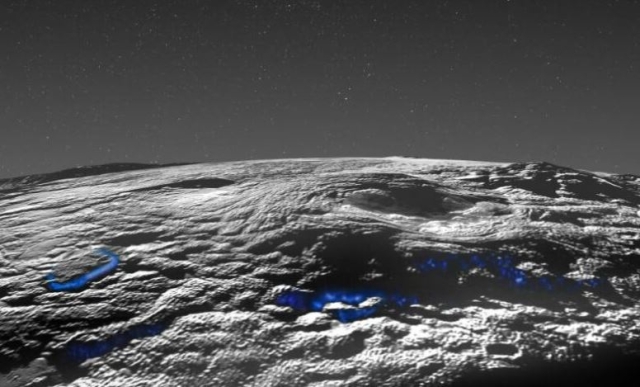 Imágenes revelan volcanes de hielo gigantes en Plutón
