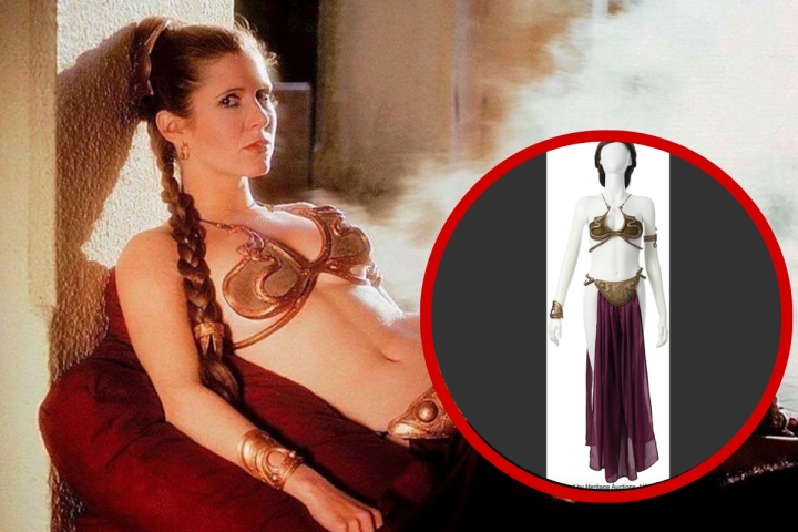 Subastan bikini usado por Carrie Fisher en Star Wars