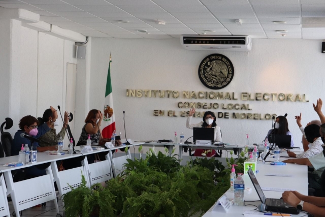 Sesiona el Consejo Local del INE en Morelos