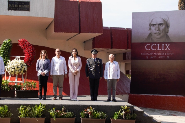 Participa TSJ en la conmemoración del 259 aniversario del Natalicio del General José María Morelos