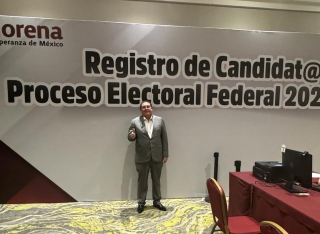 Se registra Víctor Mercado como candidato a senador de Morelos por Morena