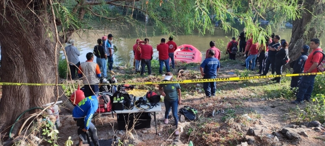 Rescate de persona desaparecida en el río Apatlaco