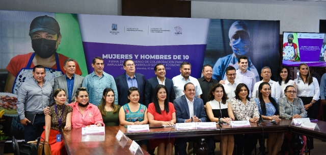Apoya gobierno de Cuauhtémoc Blanco a &#039;Mujeres y Hombres de 10&#039; para contribuir a la reactivación económica de Morelos