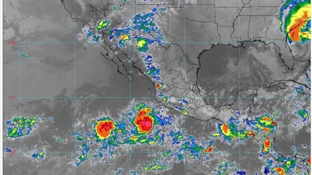 Tormenta tropical ’Orlene’ avanza por las costas de Colima: Esta es su trayectoria