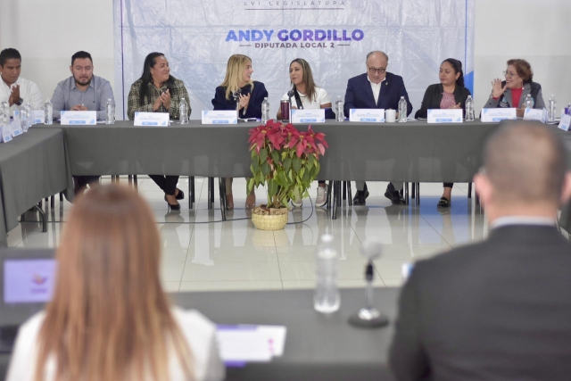 Se reúne Comisión de Hacienda del Congreso local con titular de CDHM; revisan presupuesto 2025