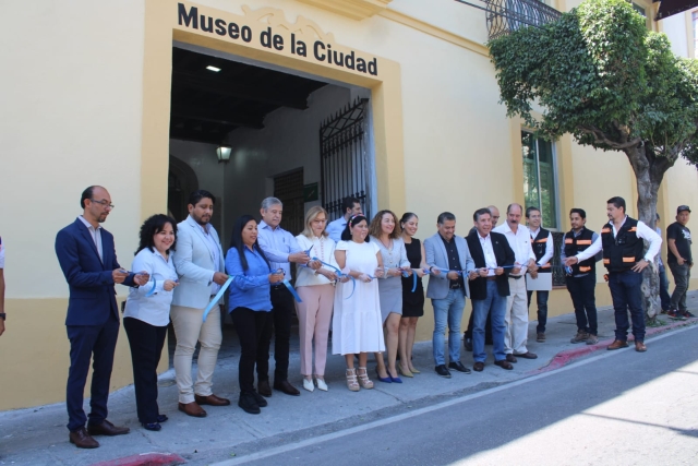Inaugura edil obra de restauración y conservación del Museo de la Ciudad de Cuernavaca