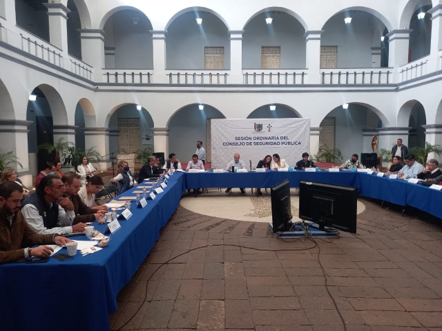 Llevan a cabo sesión ordinaria del Consejo de Seguridad Pública de Cuernavaca