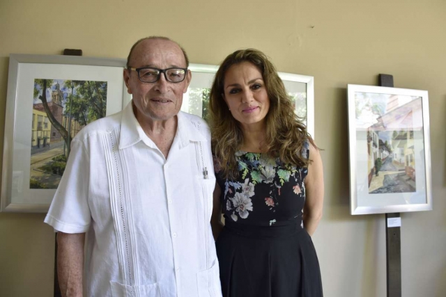 Germán Hernández y Beatriz González. 