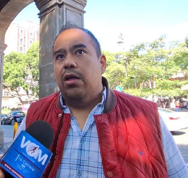 Manuel Delgado Ortega, líder de la Unión de Comerciantes del mercado Adolfo López Mateos, solicitó al gobierno estatal atención a los reclamos de los locatarios.