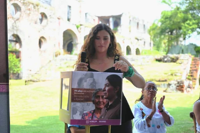 Reafirma Gobierno de Morelos plenos derechos políticos de las mujeres