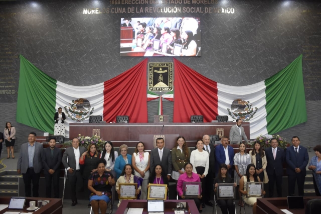Entregan en Congreso local 'Presea Xochiquetzalli 2025'