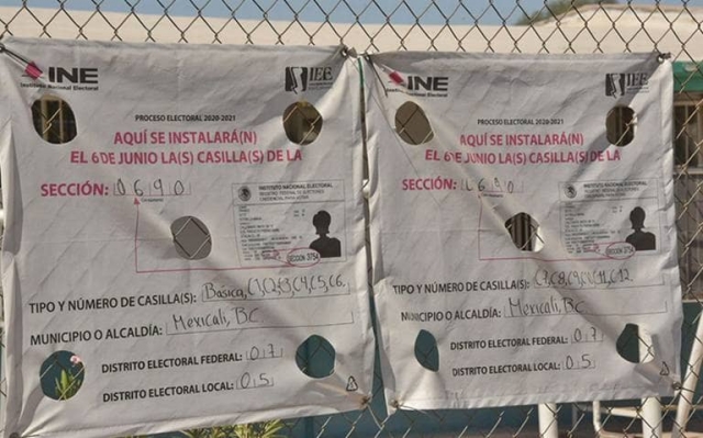A balazos roban urnas en primaria de Mexicali.